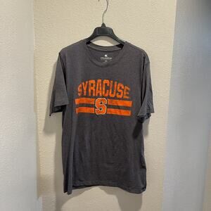 Colosseum Men's Syracuse T-Shirt Gray/Orange Size: XXL
